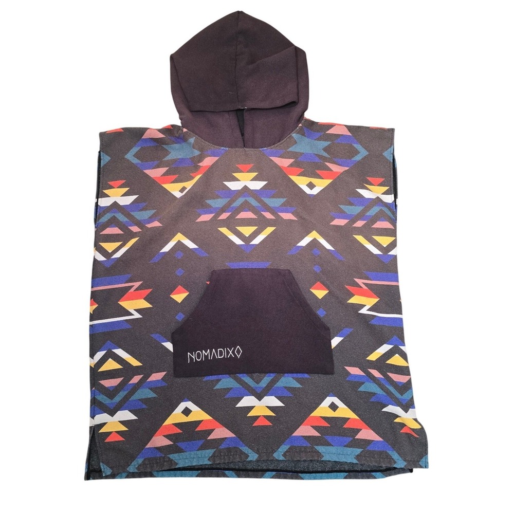 Nomadix Changing Poncho Surf Towel Hooded Robe Southwest Geometric Print